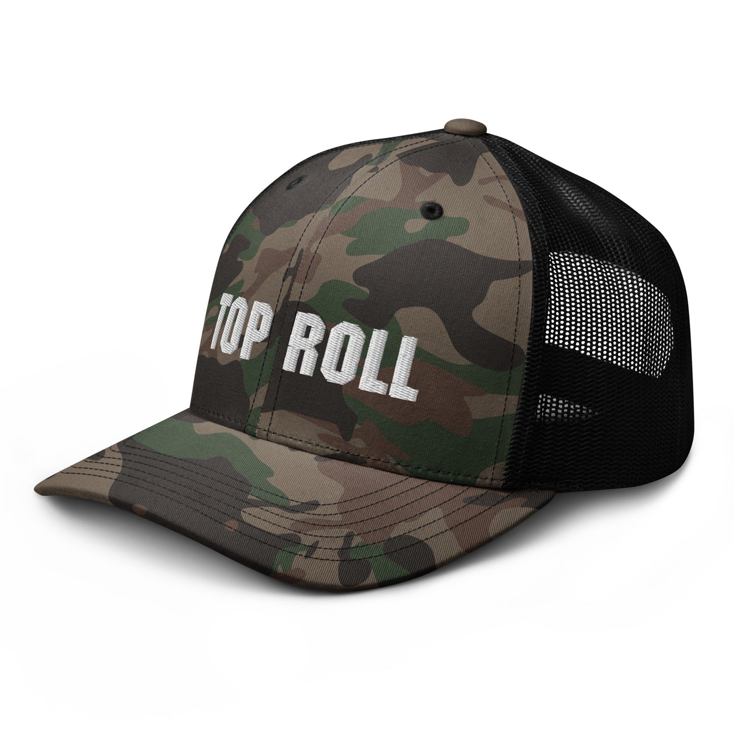 Camouflage trucker hat