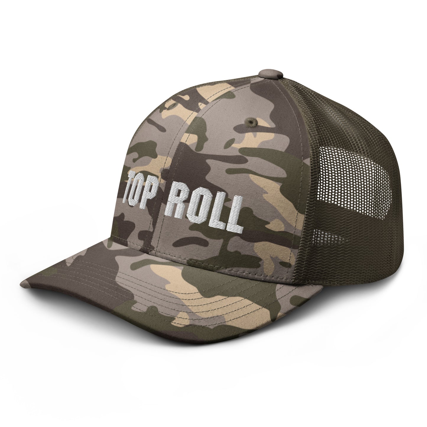 Camouflage trucker hat